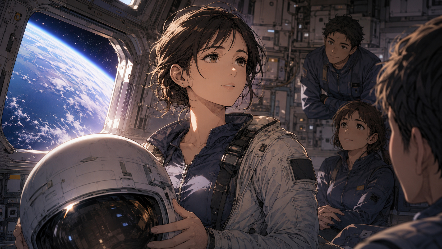 宇宙で本当の自分を明かす宇宙飛行士