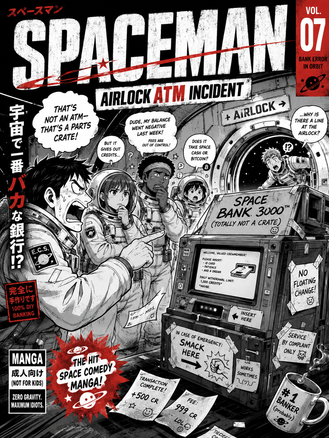 エアロック横ATM事件の表紙アート